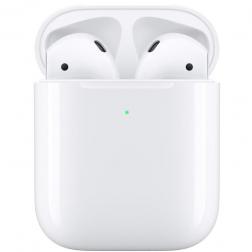Apple AirPods  Беспроводные наушники в футляре с возможностью беспроводной зарядки