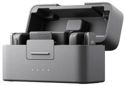 Беспроводной микрофон DJI Mic Mini (2 TX + 1 Mobile RX + Charging Case), серый