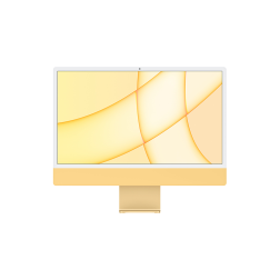 Apple iMac 24" Retina 4,5K, (M1 8C CPU, 8C GPU), 8 ГБ, 512 ГБ SSD, жёлтый