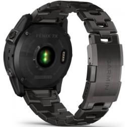 Garmin Fenix 7x Sapphire Solar Carbon Gray DLC Titanium / Carbon Grey DLC Vented Titanium Band