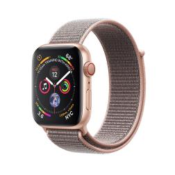 Apple Watch Gold Series 4 44mm GPS+Cellular Aluminum Case with Pink Sand Sport Loop