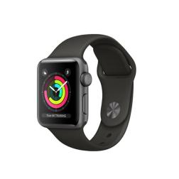 Apple Watch Series 3 38mm GPS Space Gray Aluminum Case with Gray Sport Band