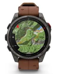 Смарт-часы Garmin Fenix 8 Pro 47 mm Amoled Sapphire, Carbon grey DLC titanium with Chestnut leather band (010-03198-40)