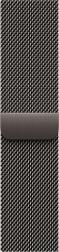 Apple Watch Series 10 42mm Jet Black Aluminum Case with Milanese Loop, Slate