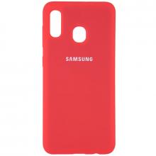 Silicon case Samsung Galaxy A20 Red