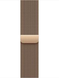 Apple Watch Series 10 46mm Rose Gold Titanium Case with Milanese Loop, Gold