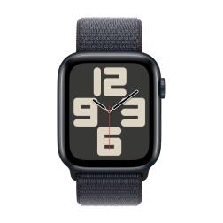 Умные часы Apple Watch SE 44mm (2024) Midnight Aluminum Case with Ink Sport Loop (MXEP3)