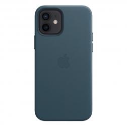 Кожаный чехол MagSafe для  iPhone 12 mini, цвет «балтийский синий»