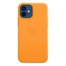 Кожаный чехол MagSafe для iPhone 12 Pro/iPhone 12, цвет «золотой апельсин»