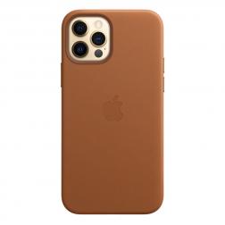 Кожаный чехол MagSafe для iPhone 12 Pro/iPhone 12, золотисто-коричневый цвет