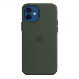 Силиконовый чехол MagSafe для  iPhone 12 mini, цвет «кипрский зелёный»