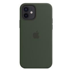 Силиконовый чехол MagSafe для  iPhone 12 mini, цвет «кипрский зелёный»