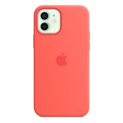 Силиконовый чехол MagSafe для  iPhone 12 mini, цвет «розовый цитрус»