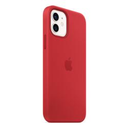 Силиконовый чехол MagSafe для  iPhone 12 mini красный цвет (PRODUCT)RED