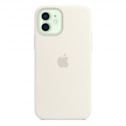 Силиконовый чехол MagSafe для  iPhone 12 mini, белый цвет