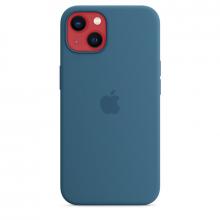 Силиконовый чехол MagSafe для iPhone 13, цвет «полярная лазурь»