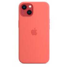 Силиконовый чехол MagSafe для iPhone 13 mini, цвет «розовый помело»