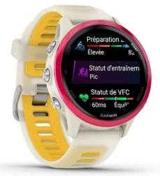 Смарт-часы Garmin Forerunner 570 42mm, Bone/Himbeerrot Aluminium (010-02970-02)
