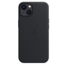 Кожаный чехол MagSafe для iPhone 13 mini, цвет «тёмная ночь»