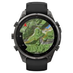 Умные часы Garmin Fenix 9 Pro AMOLED 47мм inReach, Carbon Gray DLC Titanium Black / Pebble Gray (010-04336-11)