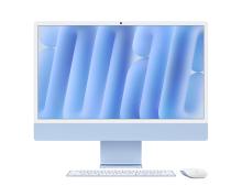 Моноблок Apple iMac 24 Retina 4,5K (M4, 10C CPU/10C GPU, 2024), 16 Гб, 512 Гб SSD, синий MWV33
