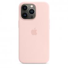 Силиконовый чехол MagSafe для iPhone 13 Pro Max, цвет «розовый мел»