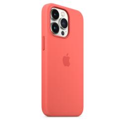 Силиконовый чехол MagSafe для iPhone 13 Pro, цвет «розовый помело»