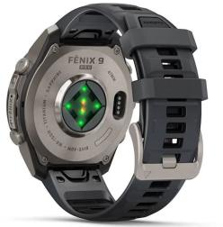 Умные часы Garmin Fenix 9 Pro AMOLED 47мм inReach, Titanium with Graphite/Black Silicone Band (010-04336-26)