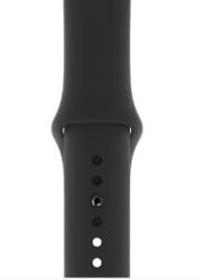 Apple Watch 5 40mm Space Gray Aluminum Case with Black Sport Band