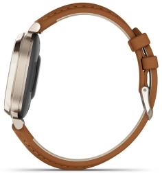 Умные часы Garmin Lily 2 Classic, кремово-золотистый и коричневый кожаный ремешок (010-02839-02)